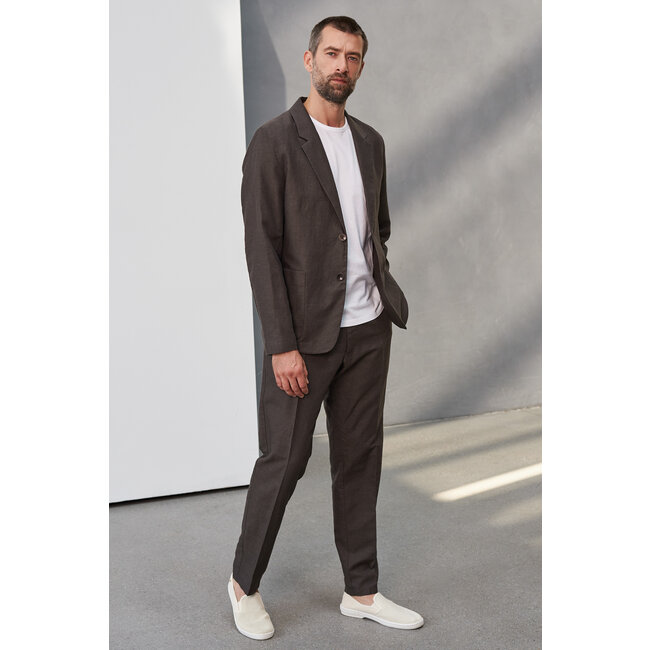 About Companions Jostha Trouser - Linen Coffee (SS25)