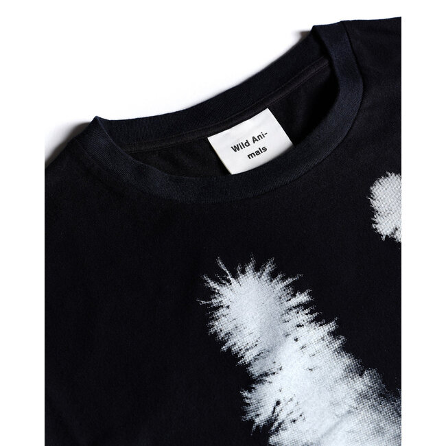 Wild Animals Window Pane T-Shirt - Black