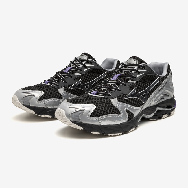 Mizuno Wave Rider 10 "Millennium" - Black/Black Sand/Purple Haze
