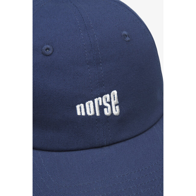 Norse Projects NORSE Twill 6-Panel Cap-Workwear Blue