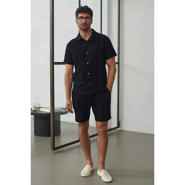 About Companions Jim Shorts-Eco Crepe-Black