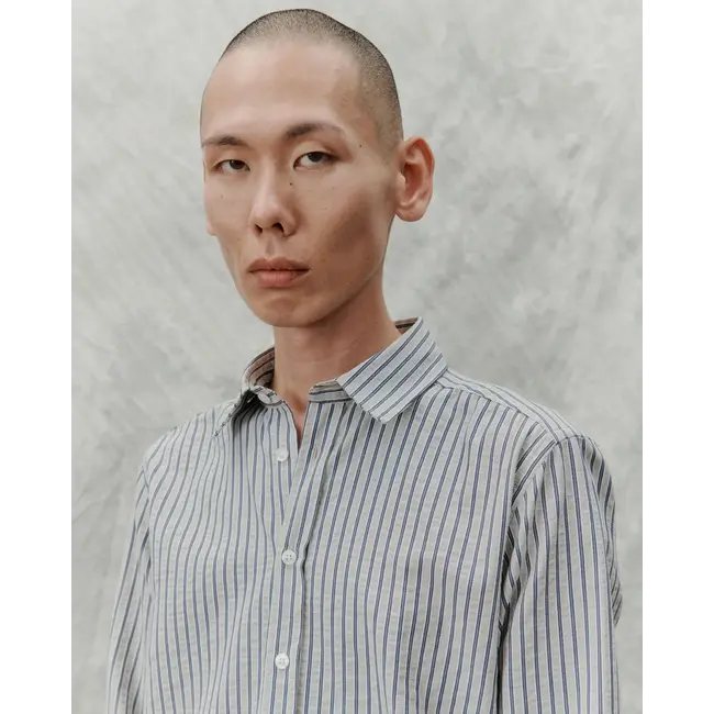 Libertine-Libertine Babylon - Taupe & Blue Stripe