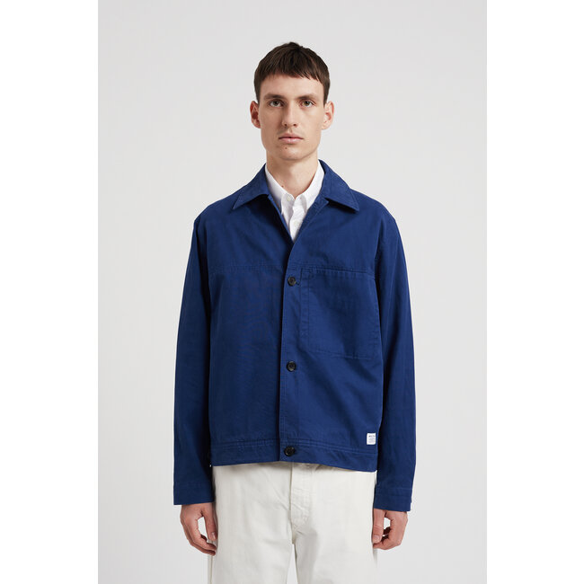 Norse Projects Marcus Canvas Overshirt - Workwear Blue