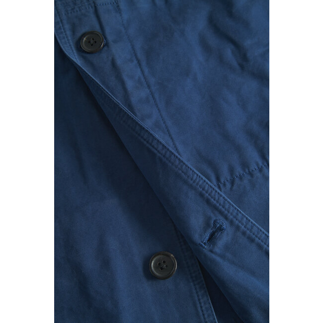 Norse Projects Marcus Canvas Overshirt - Workwear Blue