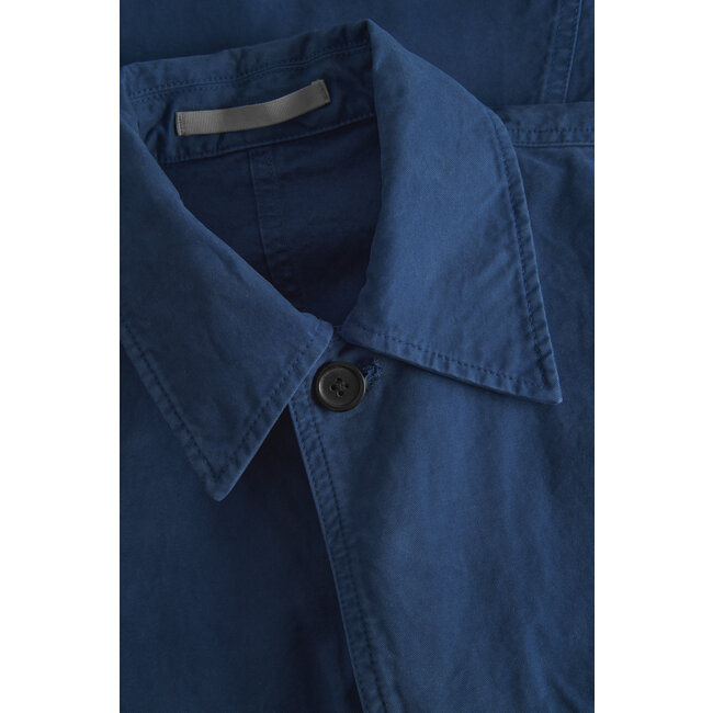 Norse Projects Marcus Canvas Overshirt - Workwear Blue