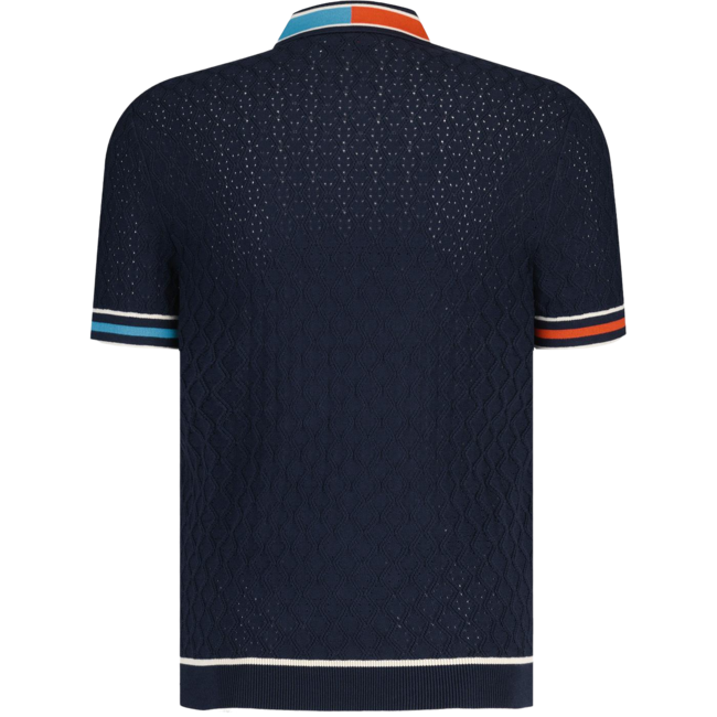 Original Penguin Pointelle Blocked - Dark Sapphire