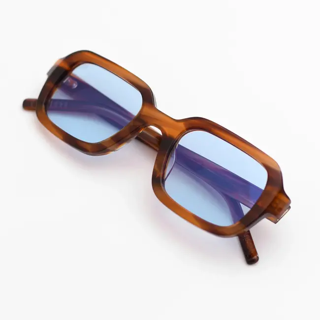 Akila Cascade - Havanna / Sky Blue  lenses