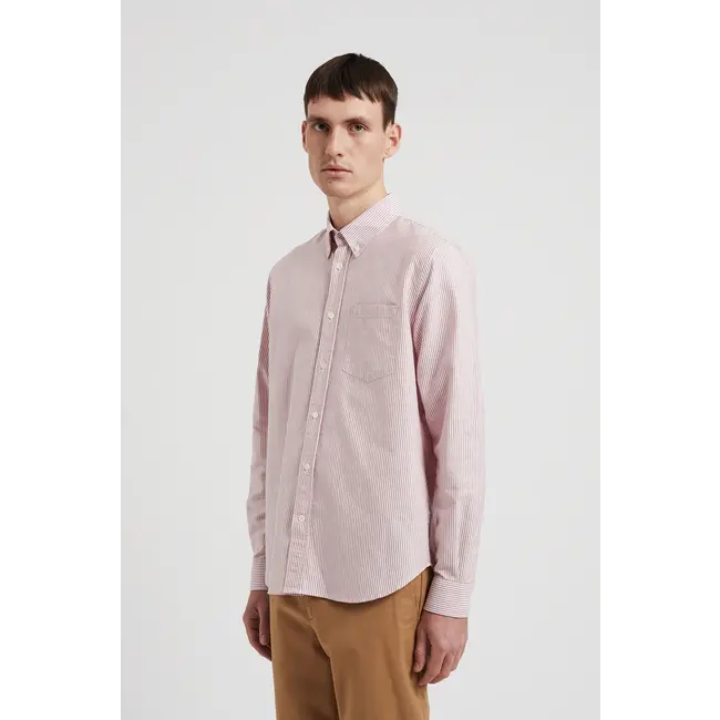 Norse Projects Norse Standard Oxford BD Shirt - Blood Orange