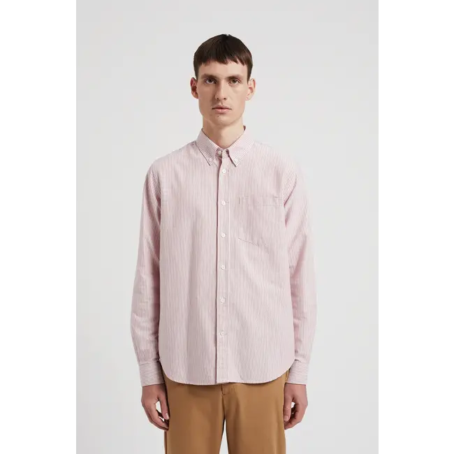 Norse Projects Norse Standard Oxford BD Shirt - Blood Orange