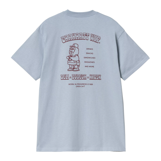 Carhartt WIP S/S Sandwich T-Shirt - Blue Fog