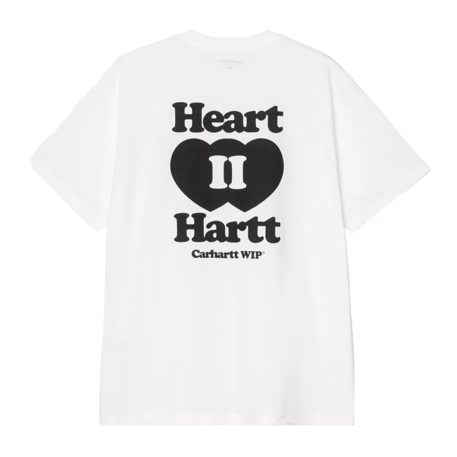 Carhartt WIP S/S Heart II Hartt T-Shirt - White