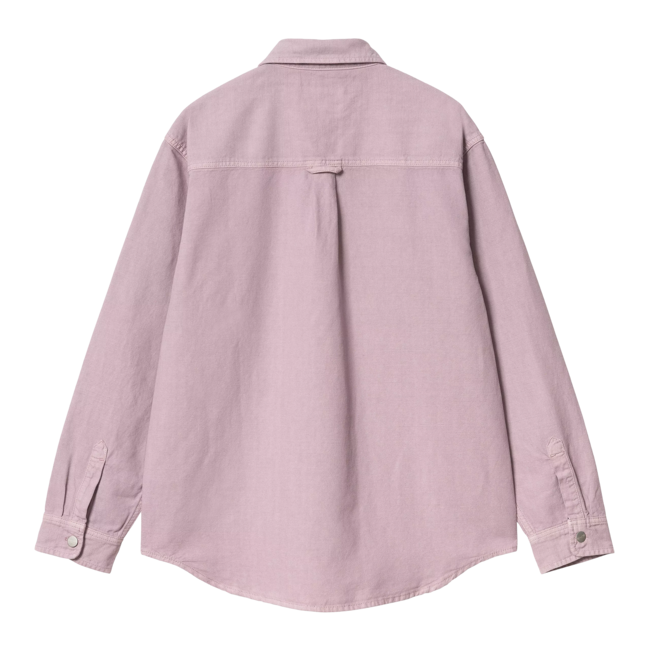 Carhartt WIP Walter Shirt Jac - Pink Fog garment dyed