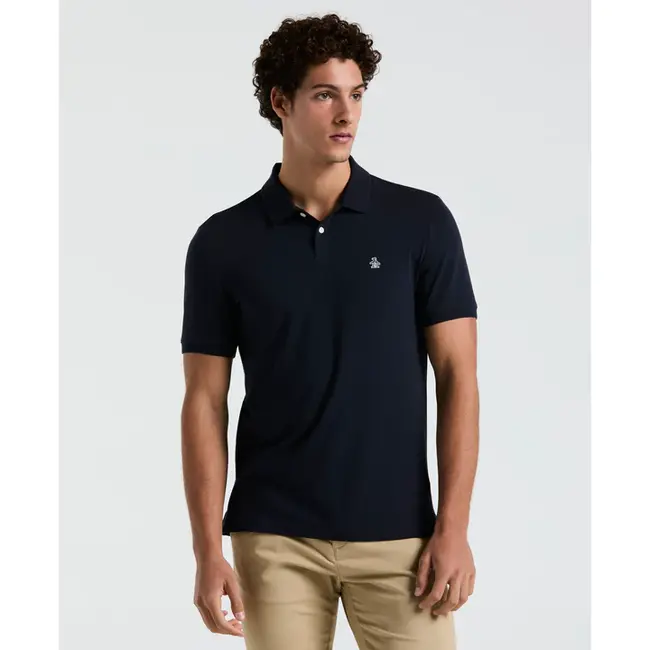 Original Penguin S/S Daddy Polo 2.0 Sticker Pete - Dark Sapphire