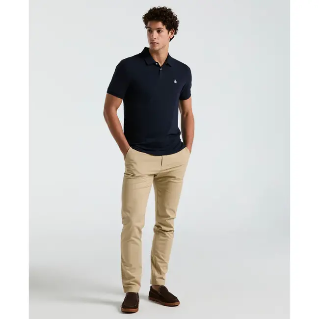 Original Penguin S/S Daddy Polo 2.0 Sticker Pete - Dark Sapphire