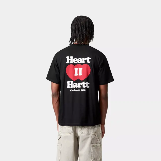 Carhartt WIP S/S Heart II Hartt T-Shirt - Black