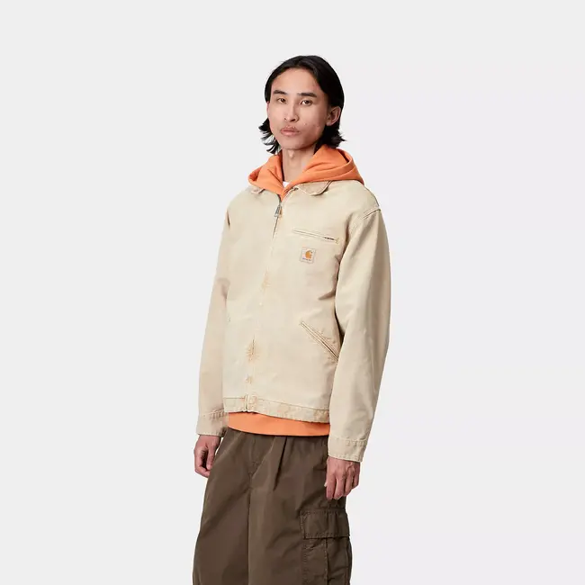 Carhartt WIP OG Detroit Jacket - Dusty H Brown / Dusty H Brown chalk wash