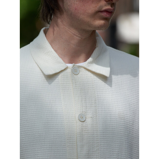 Universal Works Travail Overshirt - Ecru