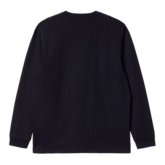 Carhartt WIP L/S Chase T-Shirt - Dark Navy / Gold