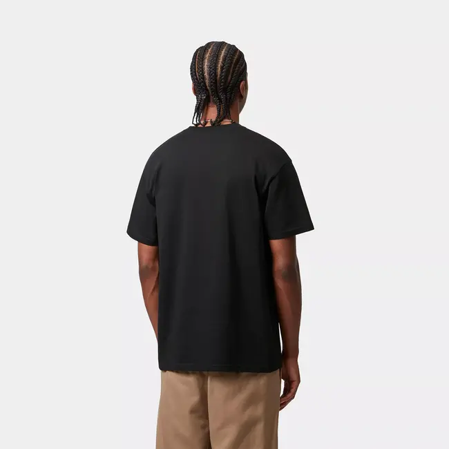 Carhartt WIP S/S Chase T- Shirt - Black / Gold