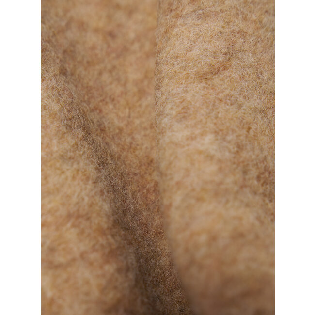 Universal Works Zip Waistcoat Wool Fleece - Fawn