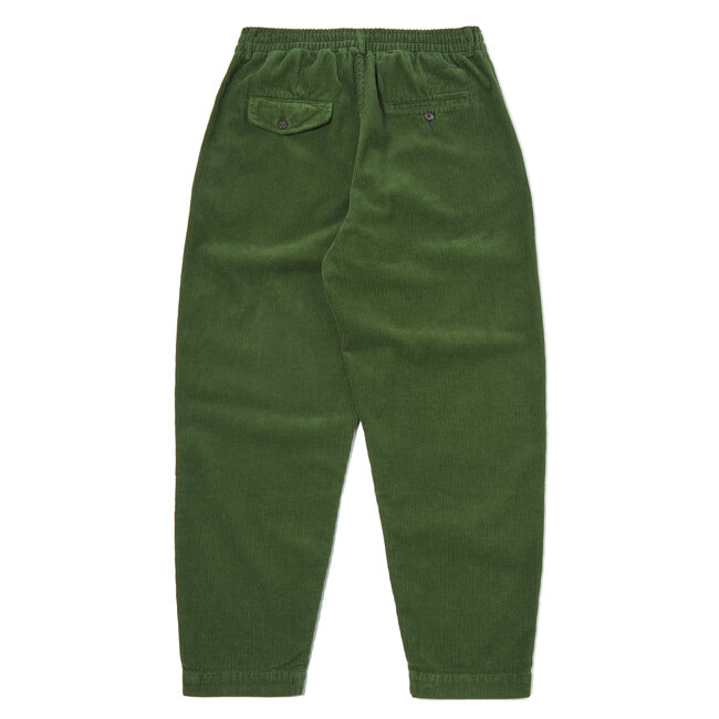 Universal Works Pleated Track Pant Corduroy- Green
