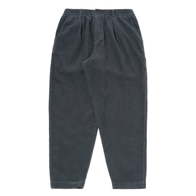 Universal Works Pleated Track Pant Corduroy- Charcoal