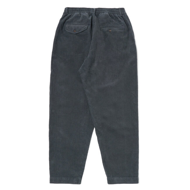 Universal Works Pleated Track Pant Corduroy- Charcoal