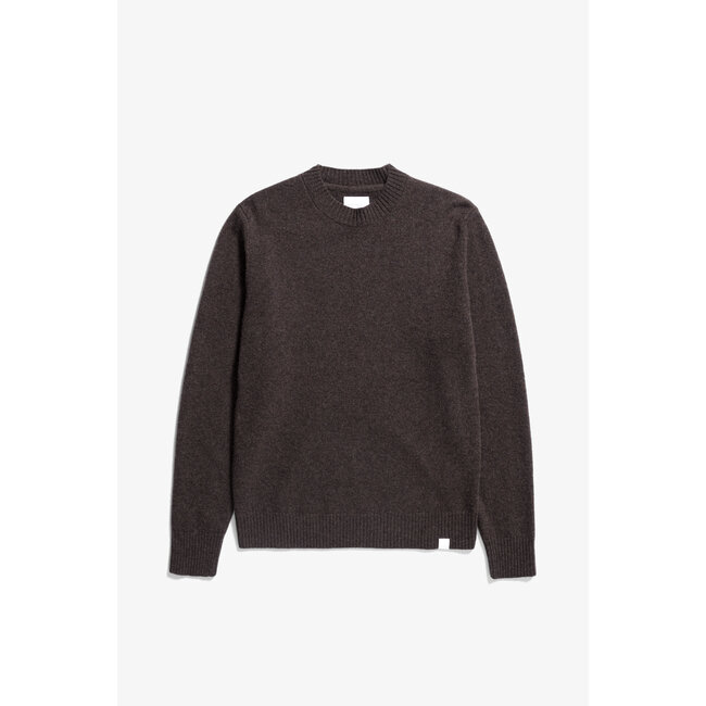 Norse Projects Norse standard Merino Lambswool Sweater - Heathland Brown