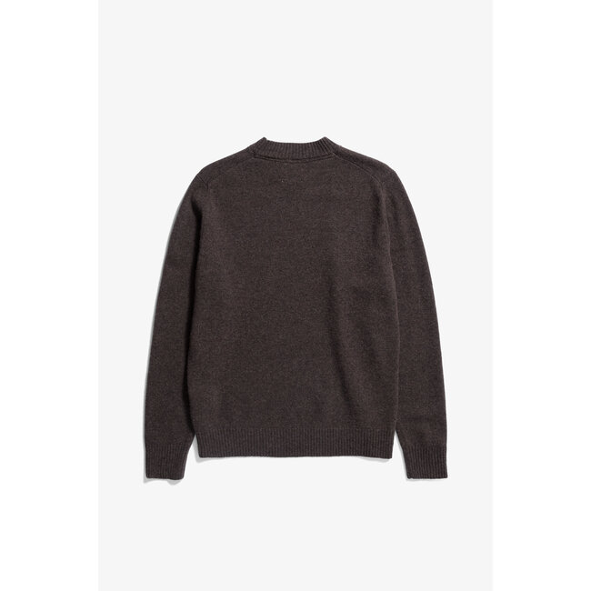 Norse Projects Norse standard Merino Lambswool Sweater - Heathland Brown