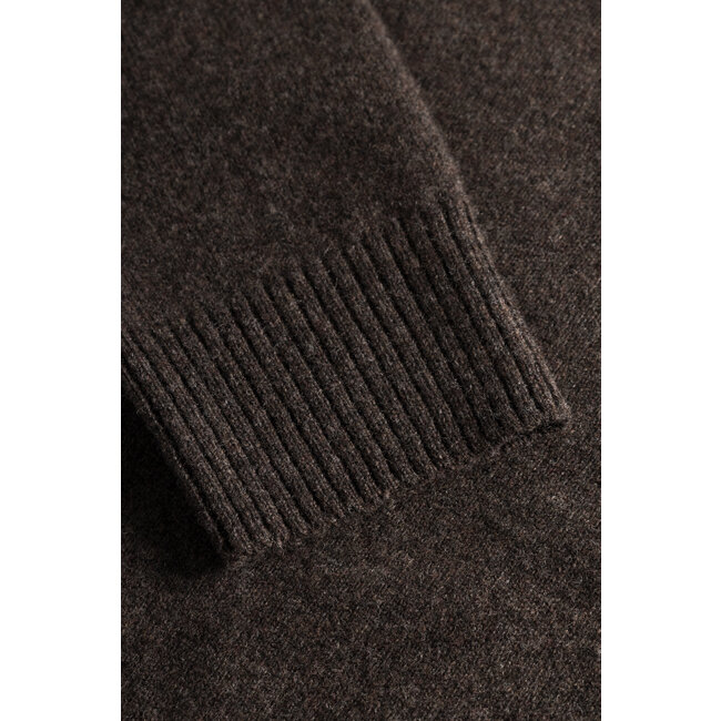 Norse Projects Norse Standard Merino Lambswool Polo - Heathland Brown