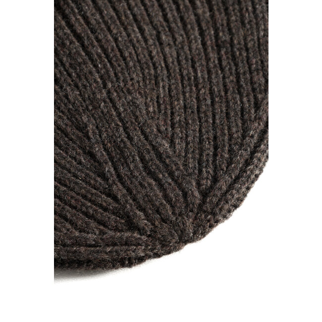 Norse Projects Norse Standard Merino Lambswool Beanie - Heathland Brown