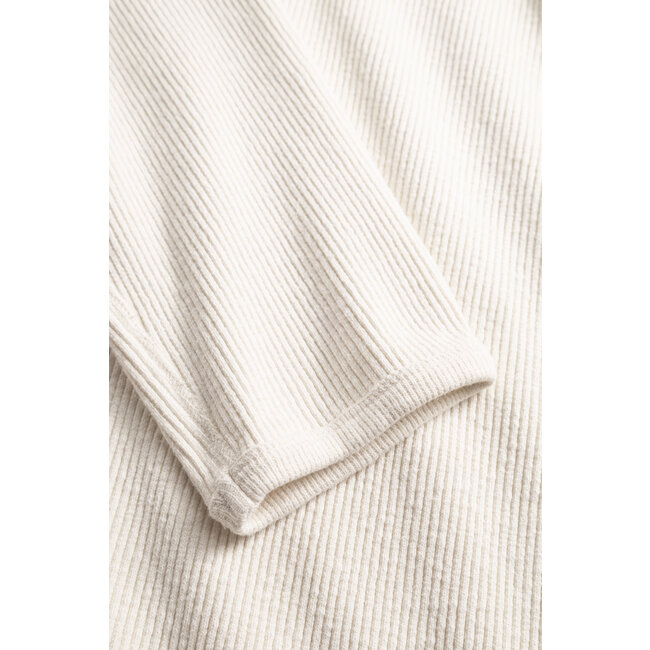 Norse Projects Eske Military Rib LS T-shirt - Ecru