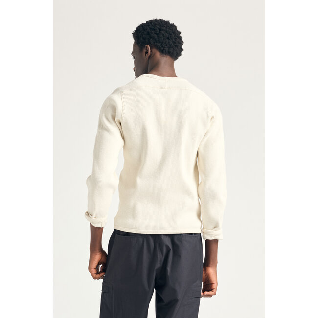 Norse Projects Eske Military Rib LS T-shirt - Ecru