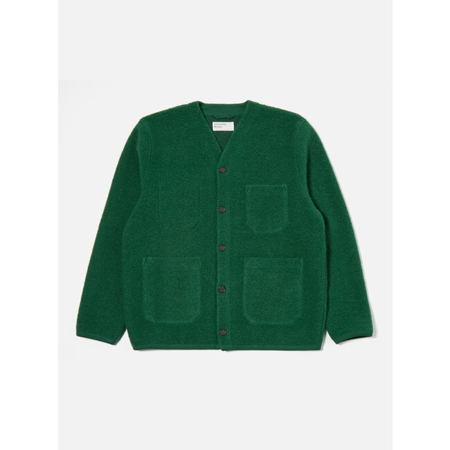 Universal Works Cardigan Wool Fleece - Green