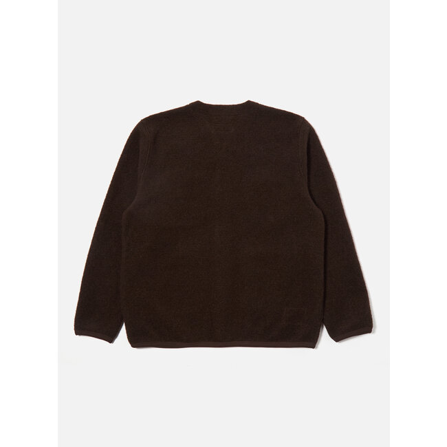 Universal Works Cardigan Wool Fleece - Brown
