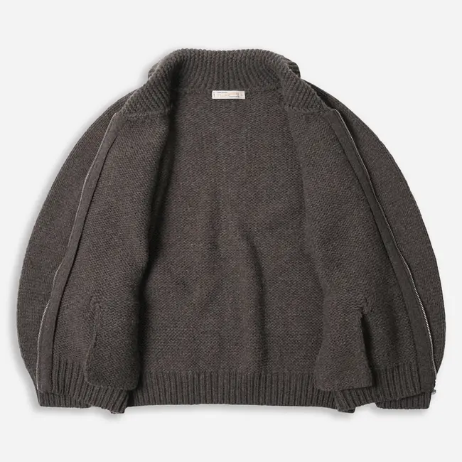 Frizmworks Heavy Cowichan Zip Up Cardigan - Sephia