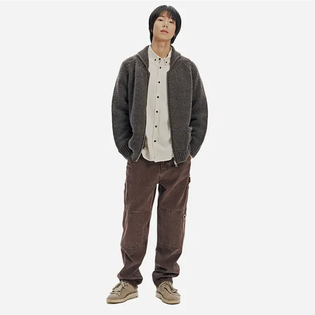 Frizmworks Heavy Cowichan Zip Up Cardigan - Sephia