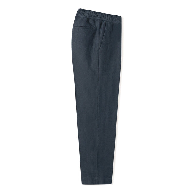 About Companions Magnus Trouser - Winter Linen Cold Navy
