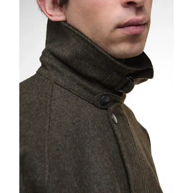 Barbour Modified Bedale Wool Jacket - Olive