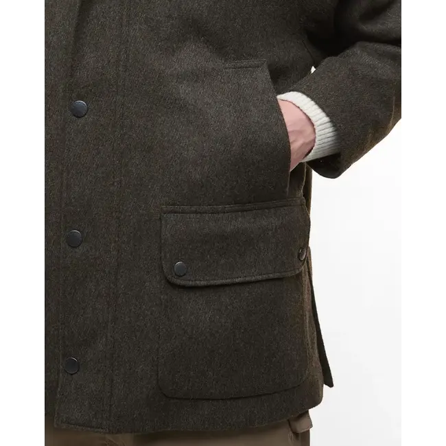 Barbour Modified Bedale Wool Jacket - Olive
