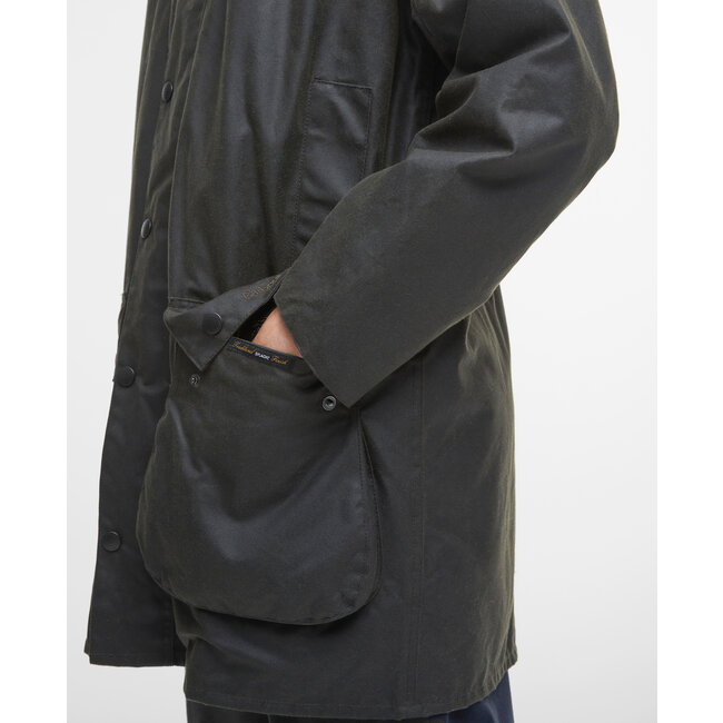 Barbour Classic Northumbria Wax Jacket - Olive