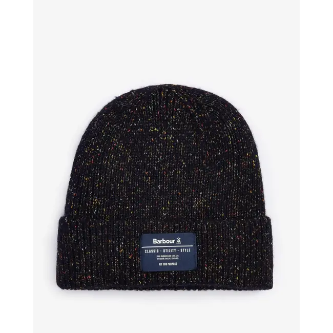 Barbour Eston Beanie Hat - Navy