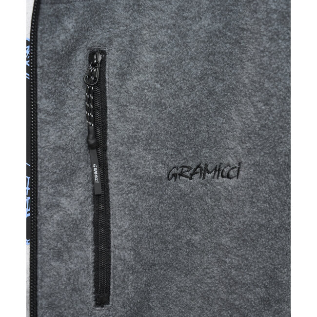 Gramicci Thermal Fleece Reversible Jacket - Heather Grey