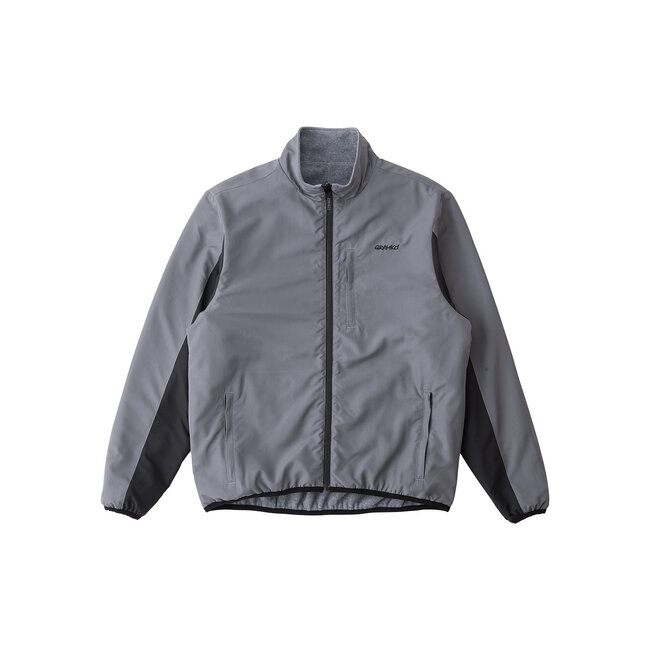 Gramicci Thermal Fleece Reversible Jacket - Heather Grey