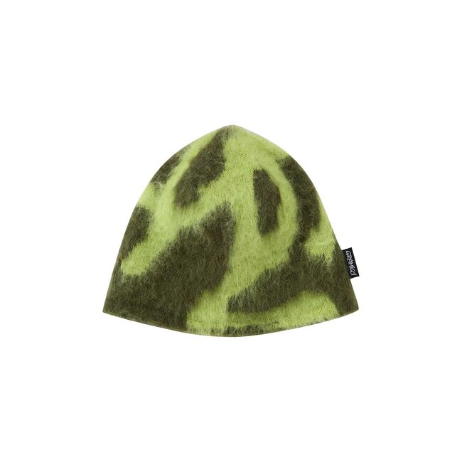 Gramicci Mohair Burly Runningman Beanie - Chartreuse