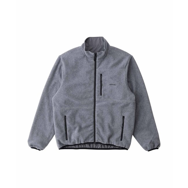 Gramicci Thermal Fleece Reversible Jacket - Heather Grey