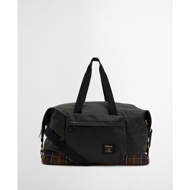 Barbour Field Wax Holdall Bag - Sage / Classic