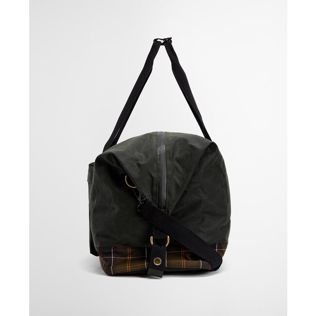 Barbour Field Wax Holdall Bag - Sage / Classic
