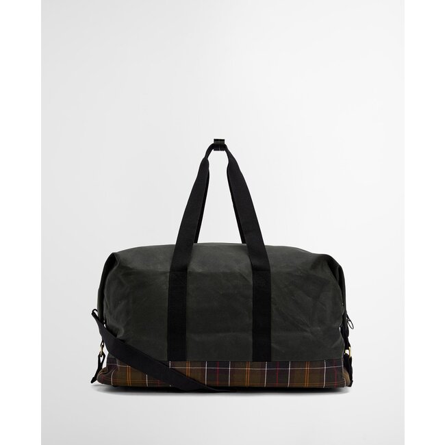 Barbour Field Wax Holdall Bag - Sage / Classic