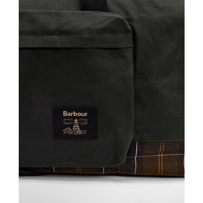 Barbour Field Wax Holdall Bag - Sage / Classic